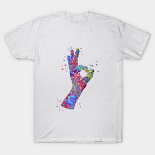 Okay hand sign symbol T-Shirt